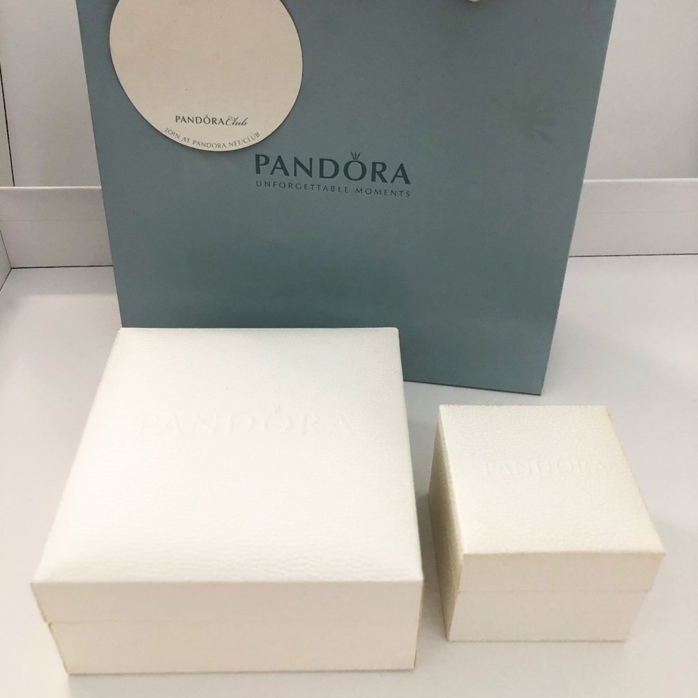 Set of 3 Pandora Packaging (Gift-bag, Bracelet box, Charm box)